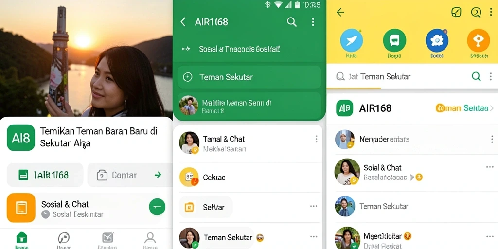 Tampilan antarmuka AIR168 yang menarik dan mudah digunakan.