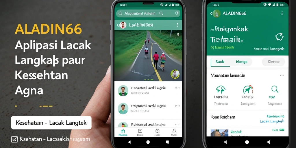 Tampilan antarmuka ALADIN66 dengan fitur Lacak Langkah yang informatif.