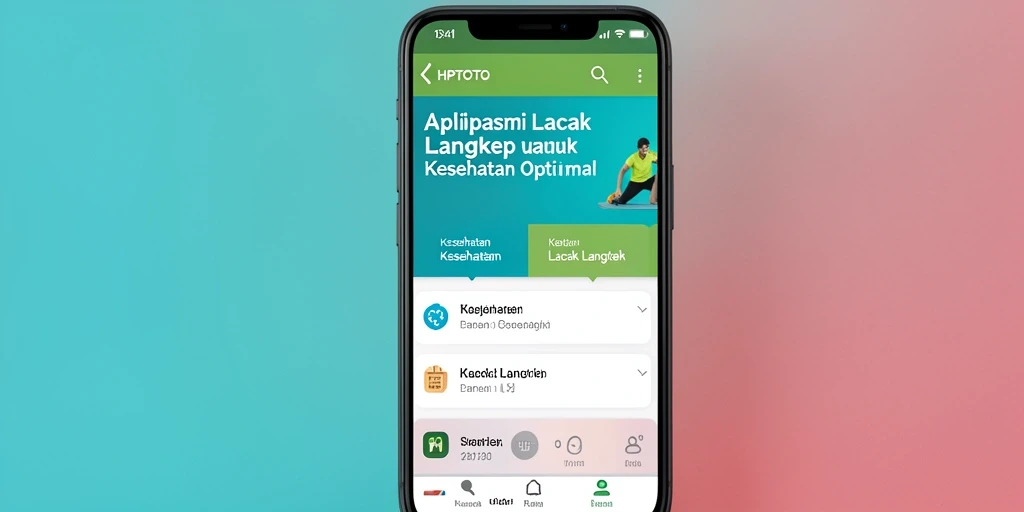 Tampilan utama aplikasi HPTOTO dengan fungsi lacak langkah yang intuitif.