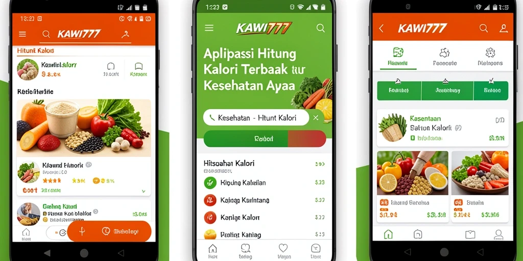 Tampilan antarmuka KAWI777 yang sederhana dan informatif.