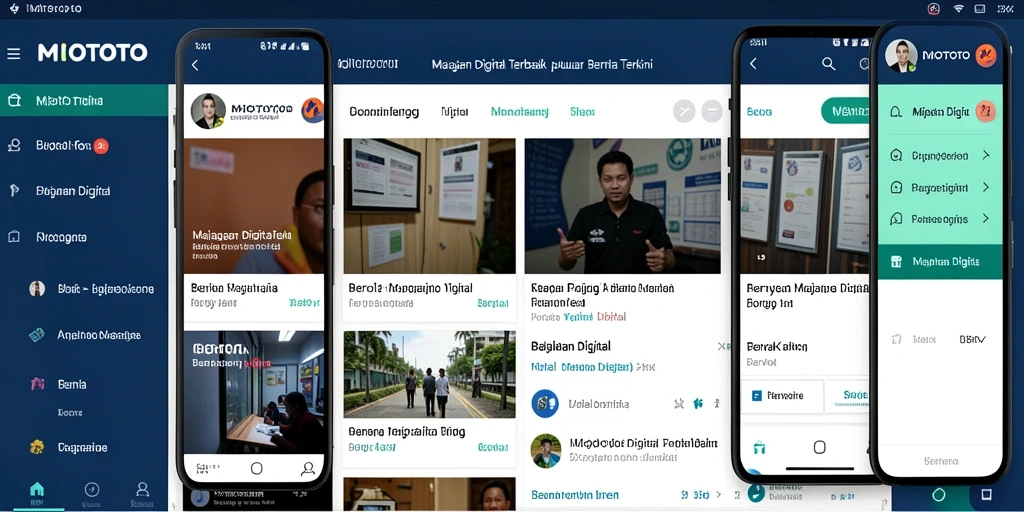 Antarmuka pengguna yang menarik dan informatif dari MIOTOTO.
