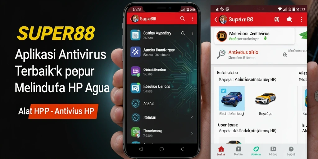 Antarmuka aplikasi SUPER88 menunjukkan pemindaian keamanan yang sederhana dan efektif.
