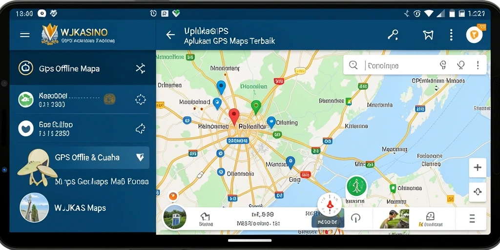 Antarmuka WJKASINO yang mudah digunakan untuk navigasi offline.