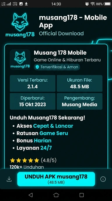 Unduh APK musang178 Terbaru untuk Android Anda
