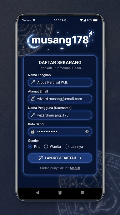 Daftar Akun Baru musang178 secara Mudah dan Cepat